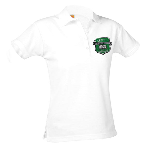 Arete Prep Academy Female Short Sleeve Pique Polo