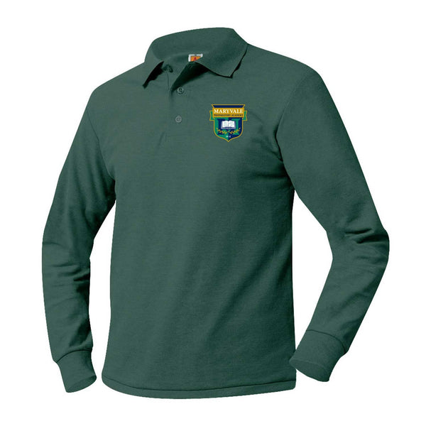 Maryvale Prep Unisex Pique Long Sleeve Polo