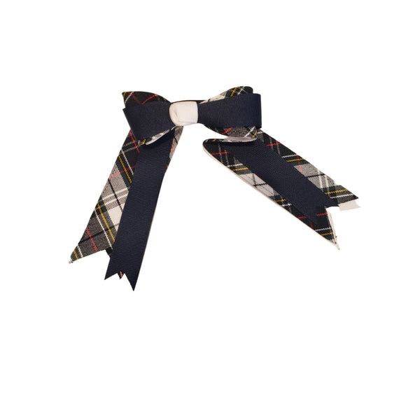 St. Mary Basha Three-Layer Streamer w/Small Plaid Bow