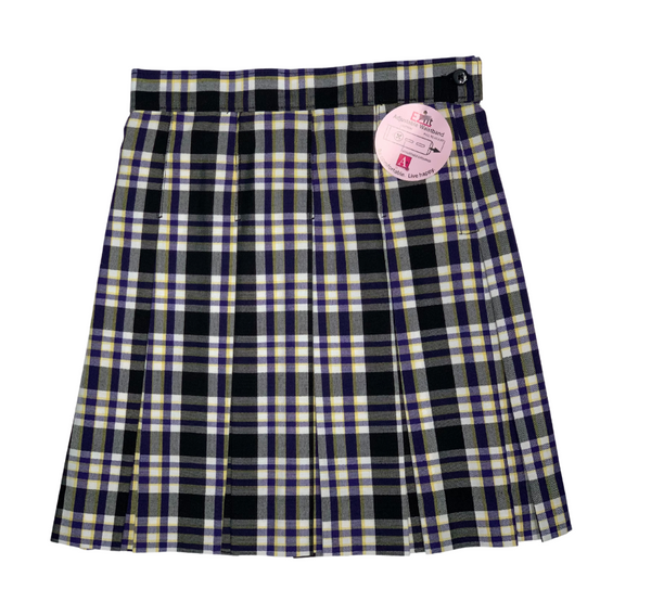 Arizona College Prep Box Pleat Plaid Skirt