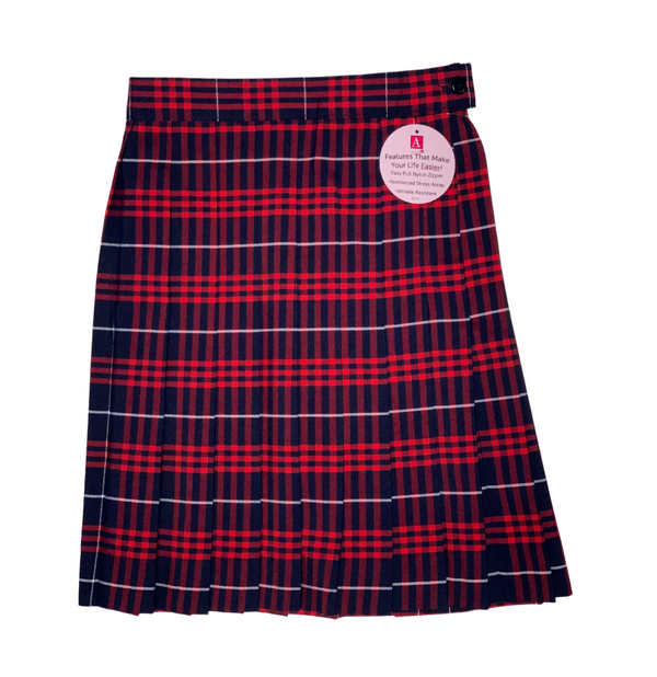 St. Vincent De Paul Knife Pleat Plaid Skirt