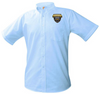 Lincoln Prep Male Oxford Short Sleeve - Patch above the pocket