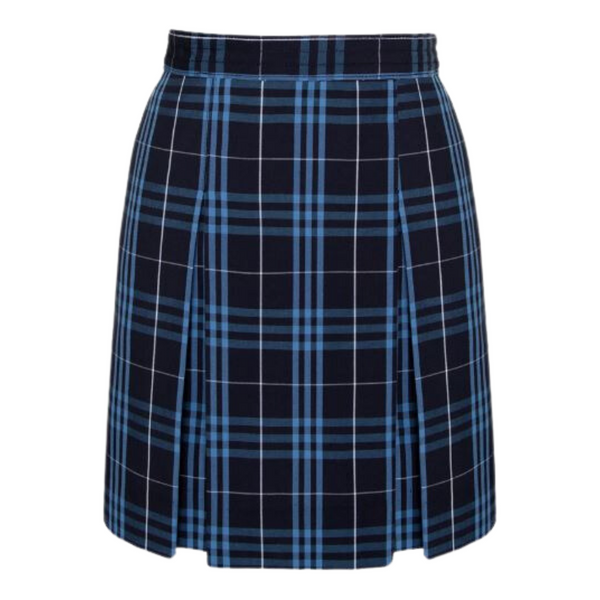 PVCP 2 Kick Pleat Plaid Skirt