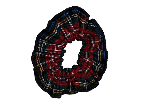 Plaid 56 Scrunchie w/Trim