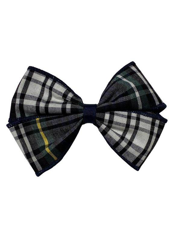 Plaid 35 Pinch Clip Bow