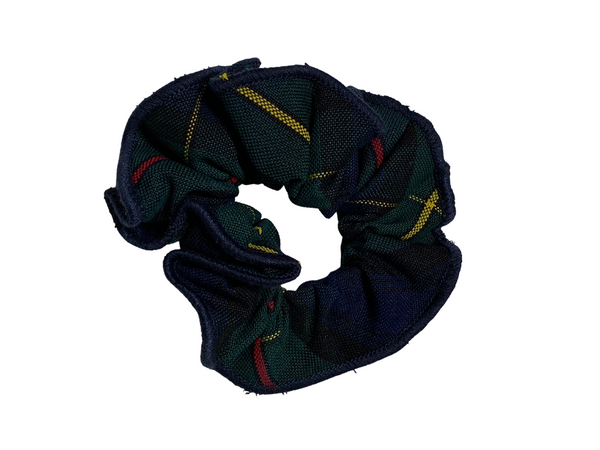 Plaid 83 Scrunchie w/Trim