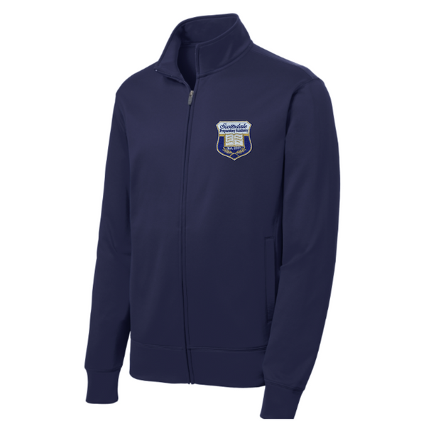 Scottsdale Prep Unisex Full Zip Athletic Lightweight Jacket (6-8th)