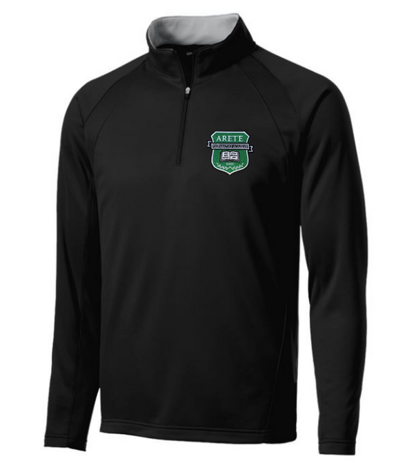 Arete Prep Academy Unisex Quarter Zip Athletic Lightweight Jacket