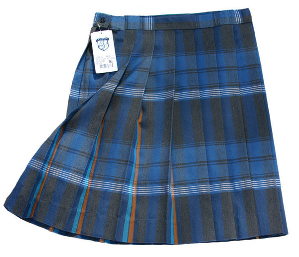 Xavier Prep Knife Pleat Plaid Skirt