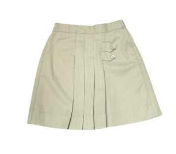 St. Timothy 2 Button Pleat Skort